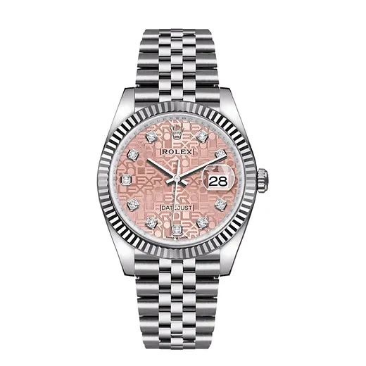 Rolex Datejust 36 Jubilee Diamond Pink Dial 126234 Rolex Datejust 36 Jubilee Diamond Pink Dial 126234